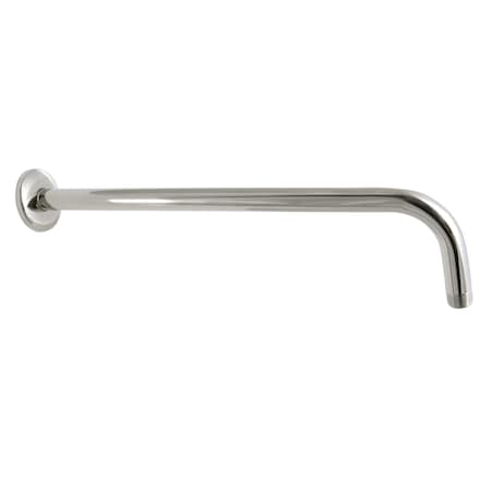 Kingston Brass 17" Rain Drop Shower Arm, Polished Nickel K117A6